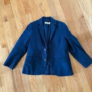 H&M Dark Blue Polka Dot Jacket